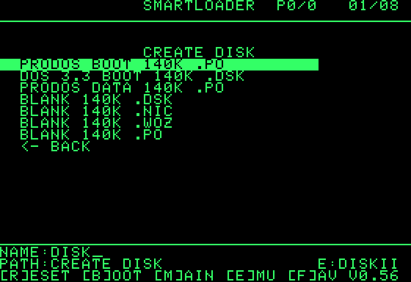 SmartDisk II: Create disk and image formats - R3TR0