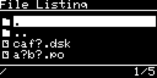 names with characters the font does not have