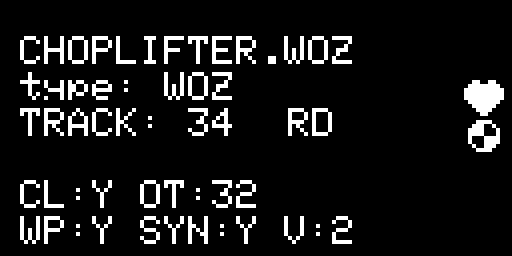 Image page, a WOZ image that is a favorite and write protected