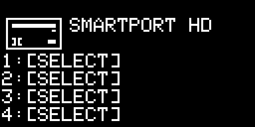 SmartPort screen, no partition mounted