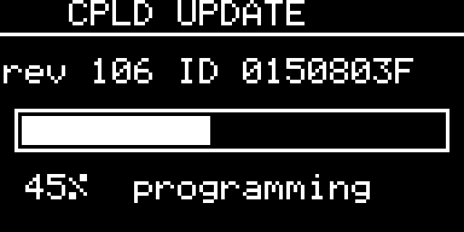 The programming step at 45%